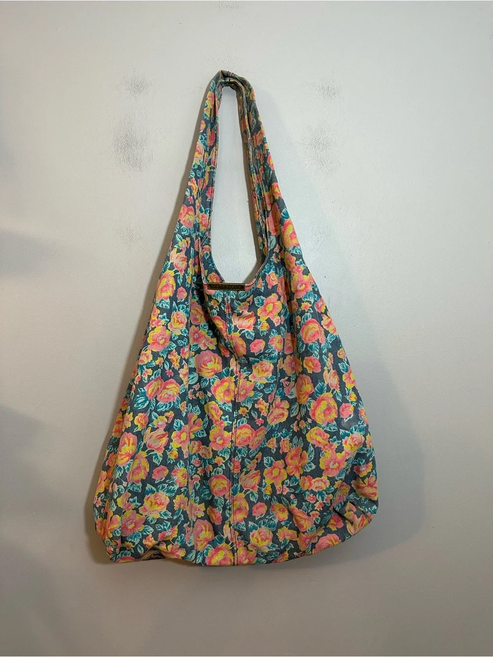 Billabong Cotton Floral Tote Bag